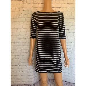 French Connection Blue Striped 100% Cotton… size 8